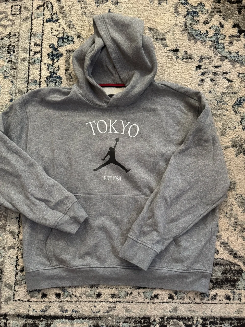 Jordan Flight Nike Tokyo Graphic Hoodie - Gray EUC Like New